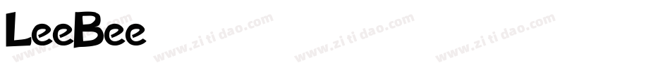 LeeBee Schwarz字体转换